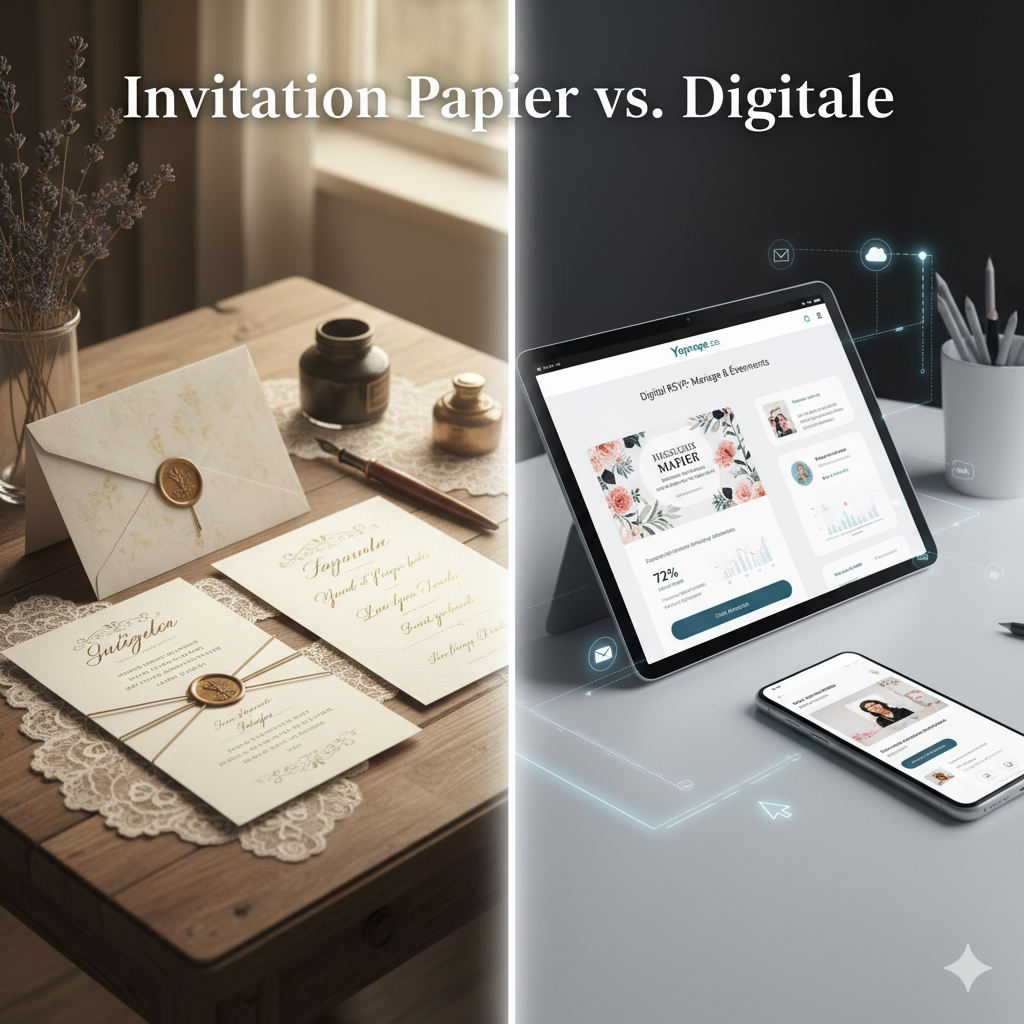 Invitation papier vs invitation digitale : que choisir ?